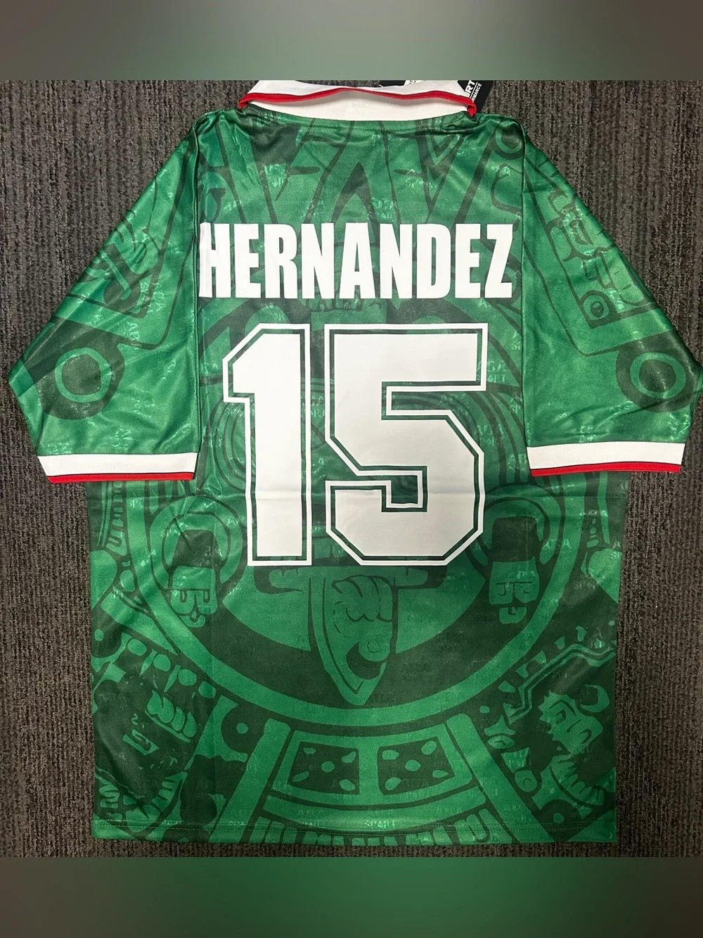 #15 HERNANDEZ Mexico 1998 Home | World Cup | Size Large - Picture 1 of 2
